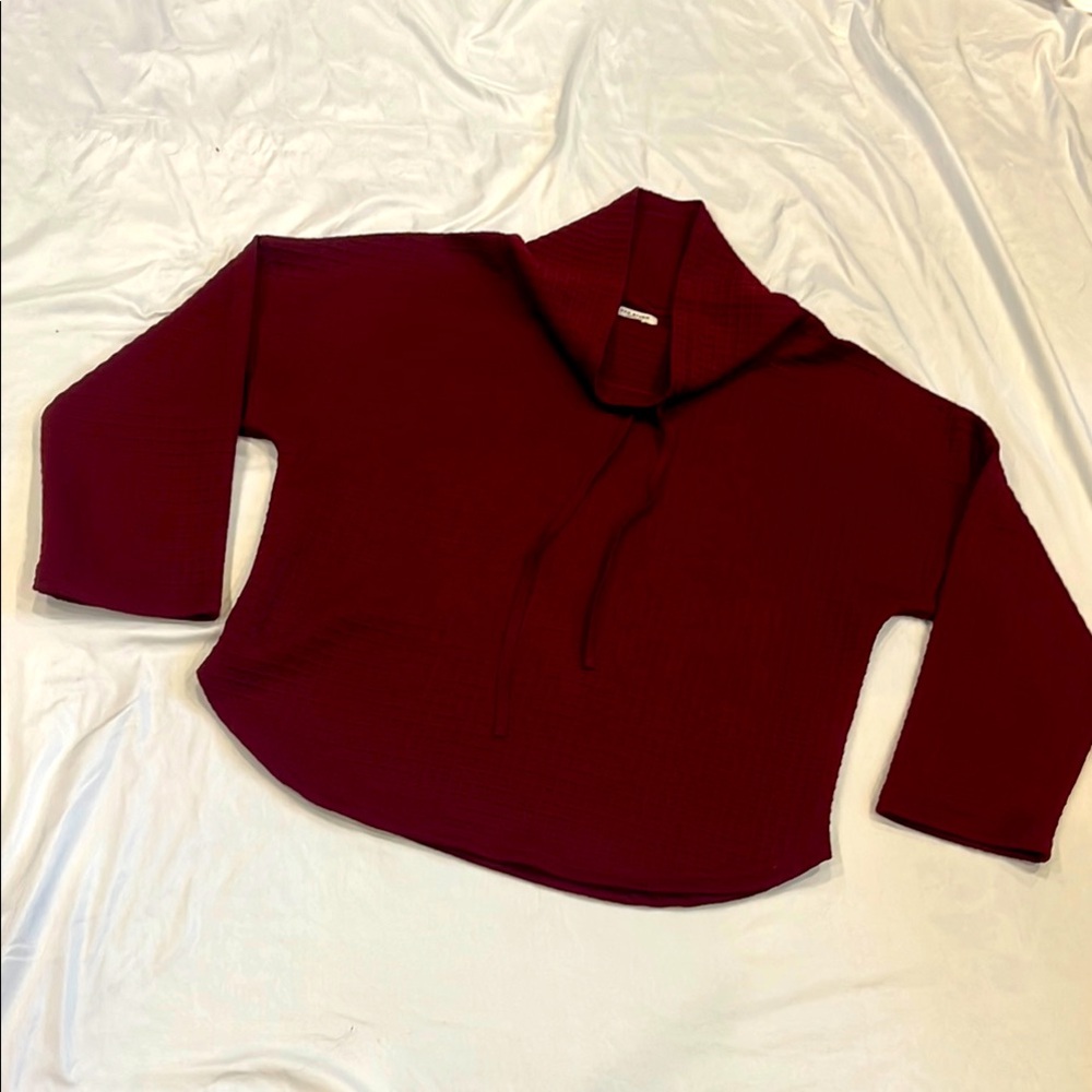 Max Studio Funnel Neck Pullover